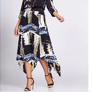 🌸🌸Pleated Skirt - blk/blue/white/yellow - M🌸🌸🌸